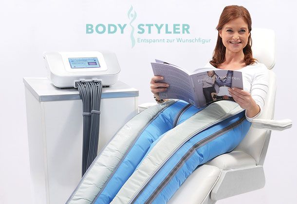 Mechanischen Lymphmassage mit dem Bodystyler in der speedSUN Beautylounge